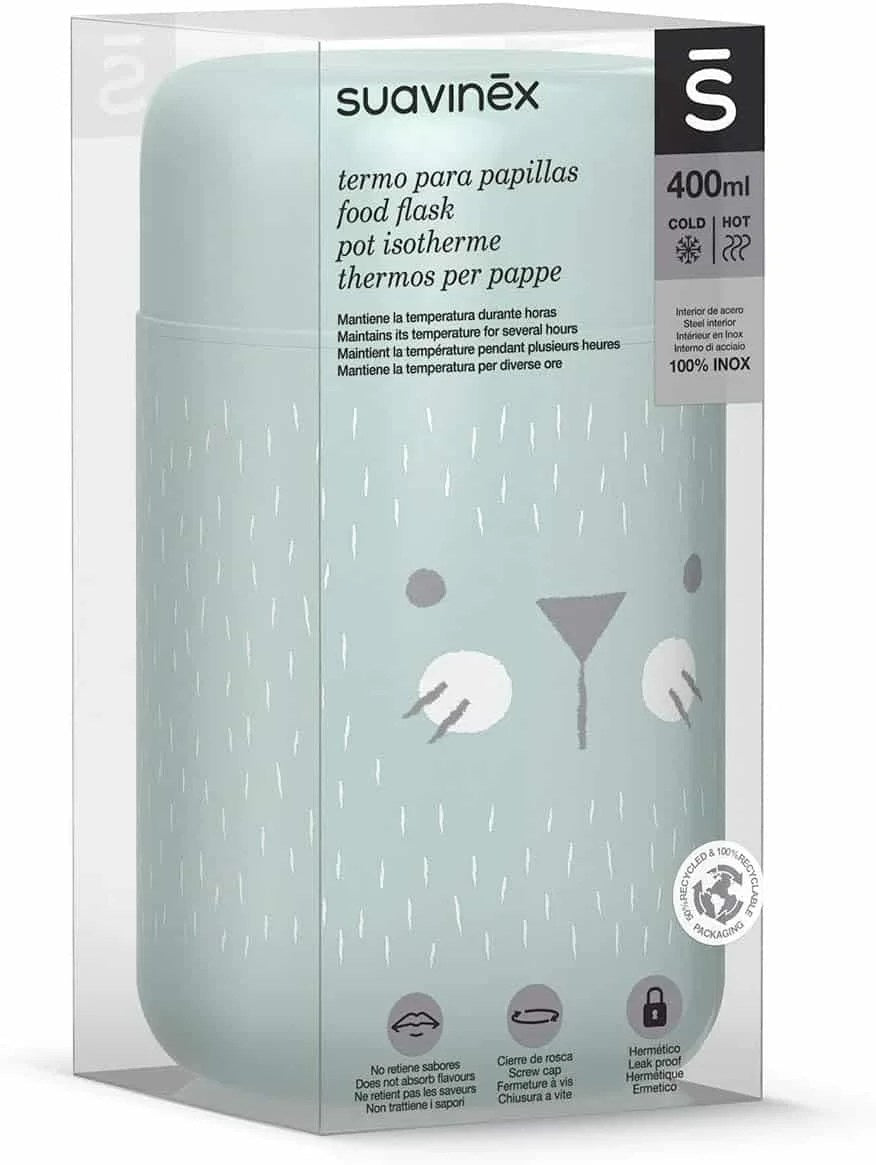Suavinex Thermos pour soupe et compote 400ml – Vert