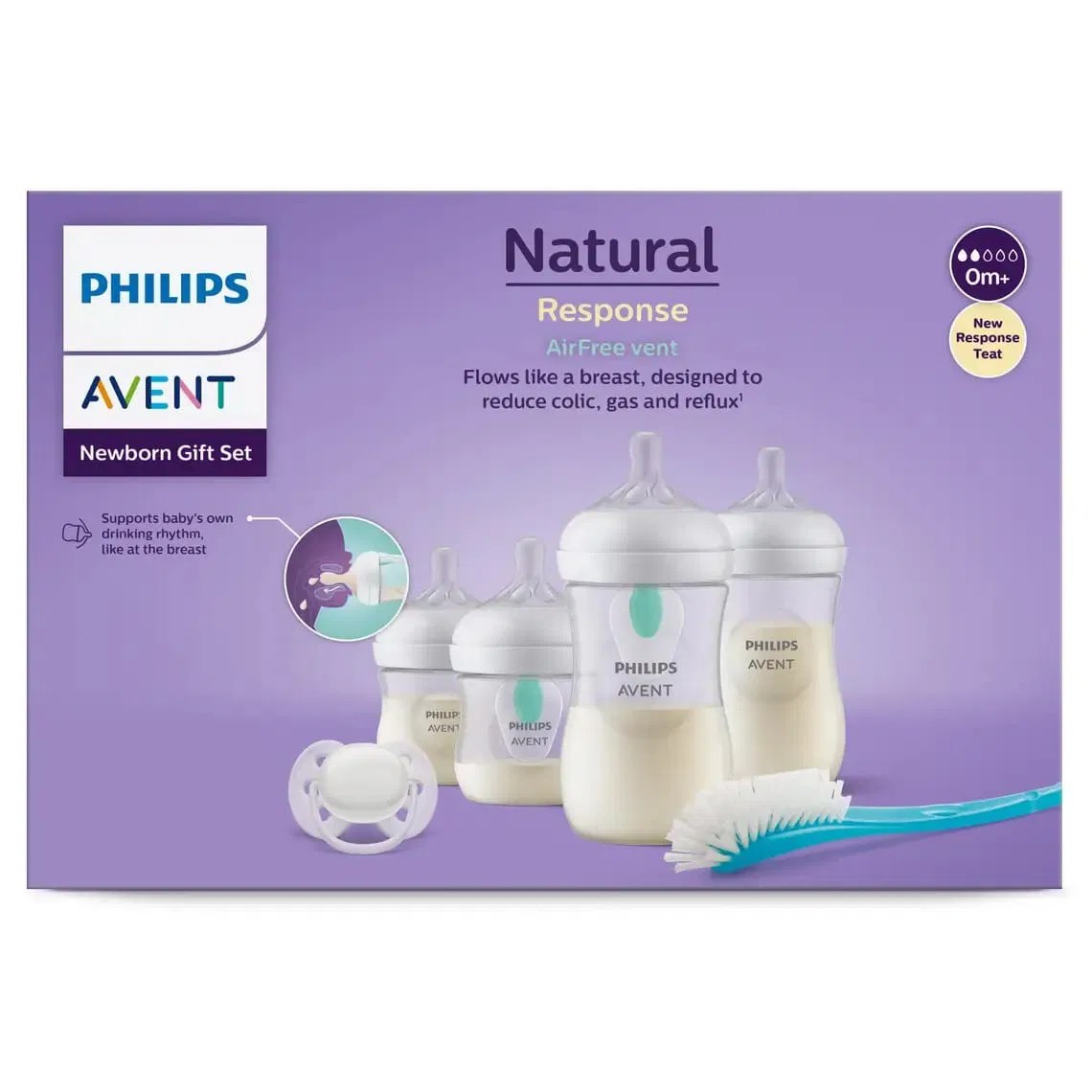 Coffret de Naissance Biberon et Sucette Natural – AVENT