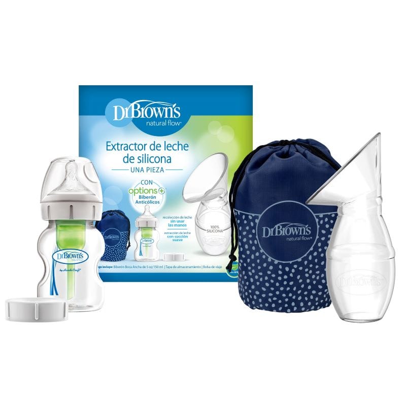 Recueil Lait Dr Brown’s Milkflow + Biberon Col étroit 120ml