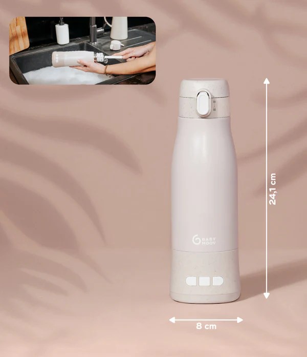 Babymoov Chauffe-biberon nomade rechargeable Moov & Feed