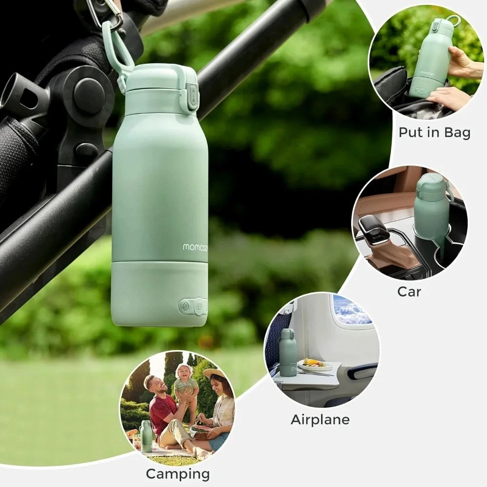 Chauffe biberon portable 2en1 eau et lait maternel Momcozy