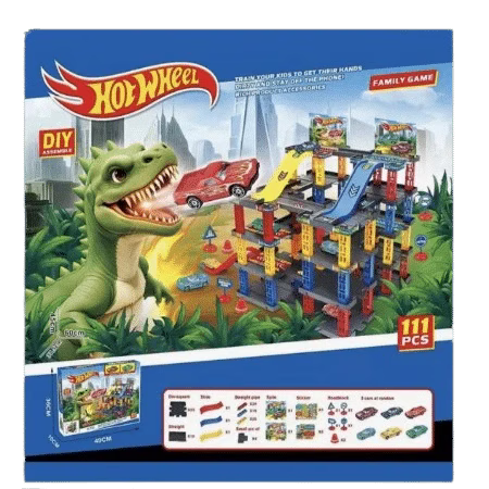 Circuit Hot Wheels Dino – 111 pièces