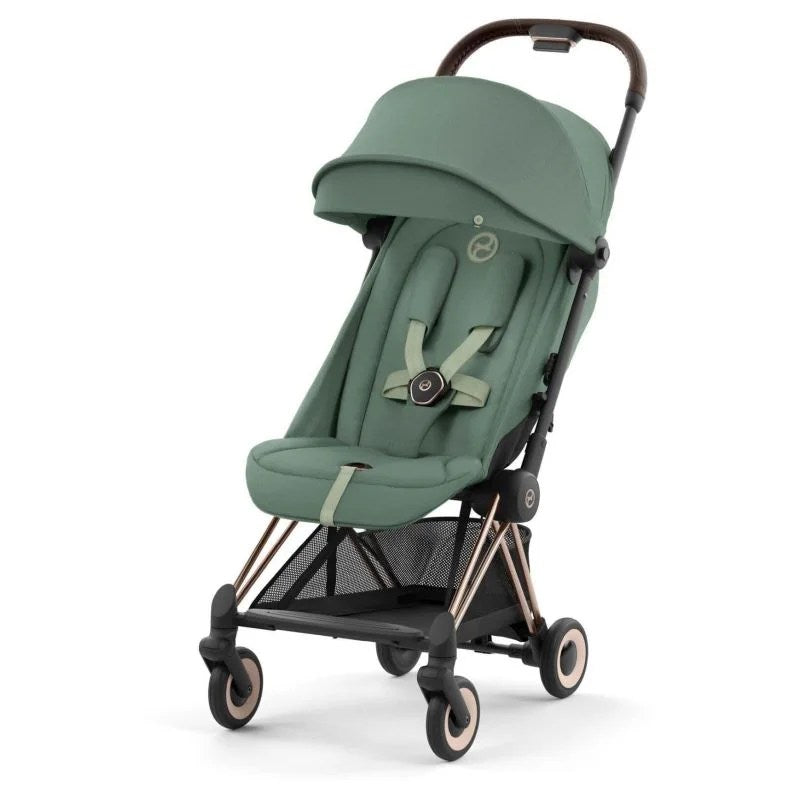 Poussette Coya Rose Gold Leaf Green Cybex