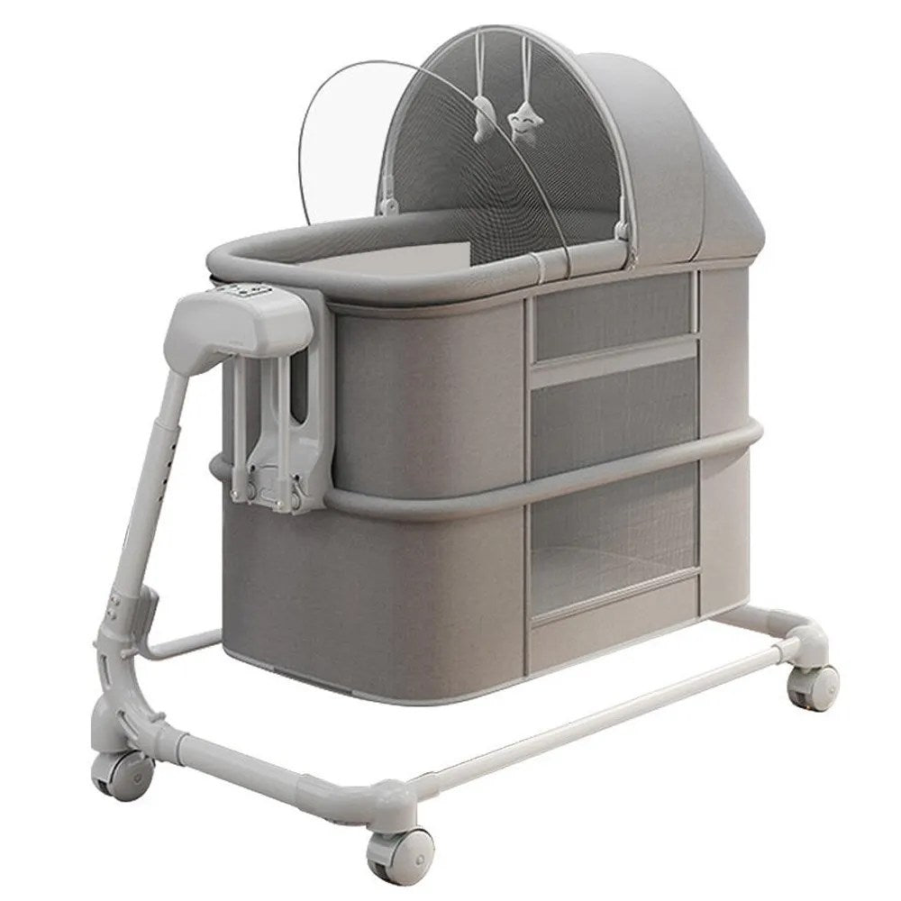 Lit Cododo Électrique 4-en-1 avec Bluetooth – Gris Foncé