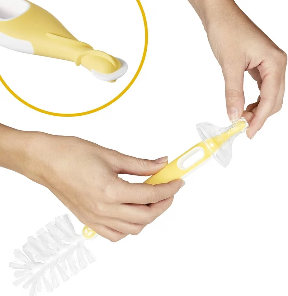 Goupillon Medela avec support pour biberon