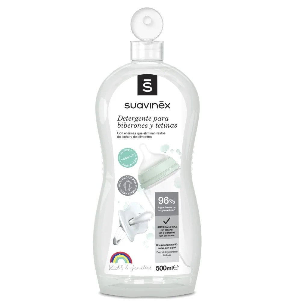 Suavinex Liquide Nettoyant pour Biberons et Tétines 500 ml