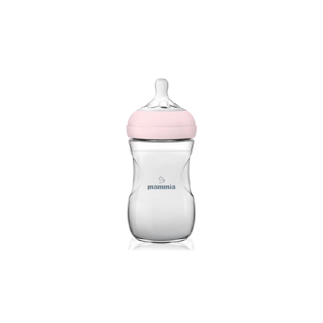 Mammia Biberon Natural Feeling 240ml – 3 mois (débit adapté)