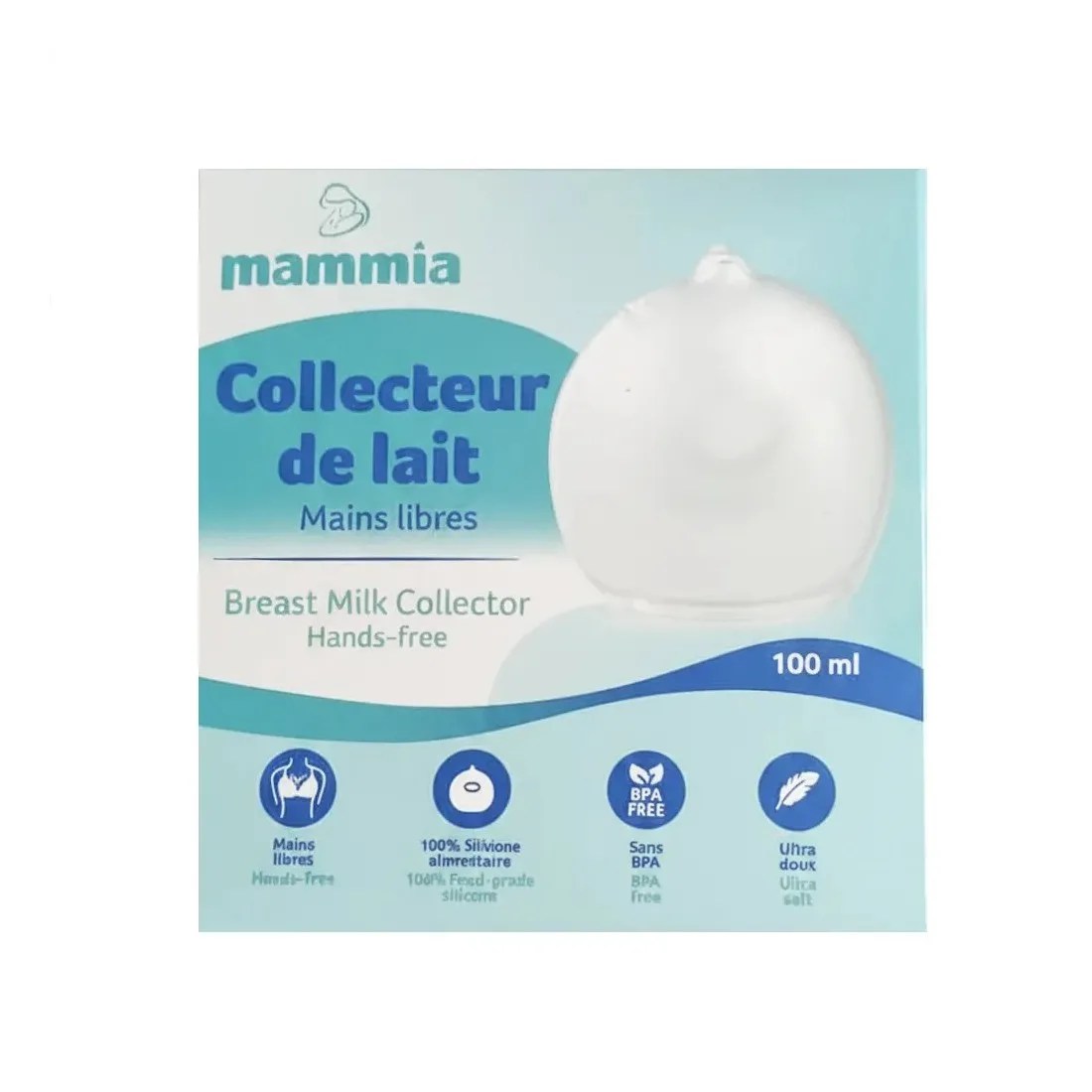 Mammia Collecteur de lait Mains libres