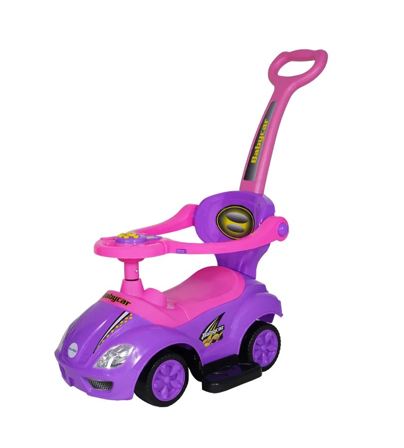 BABY CAR 3 EN 1 CANNE MAUVE – MON BÉBÉ