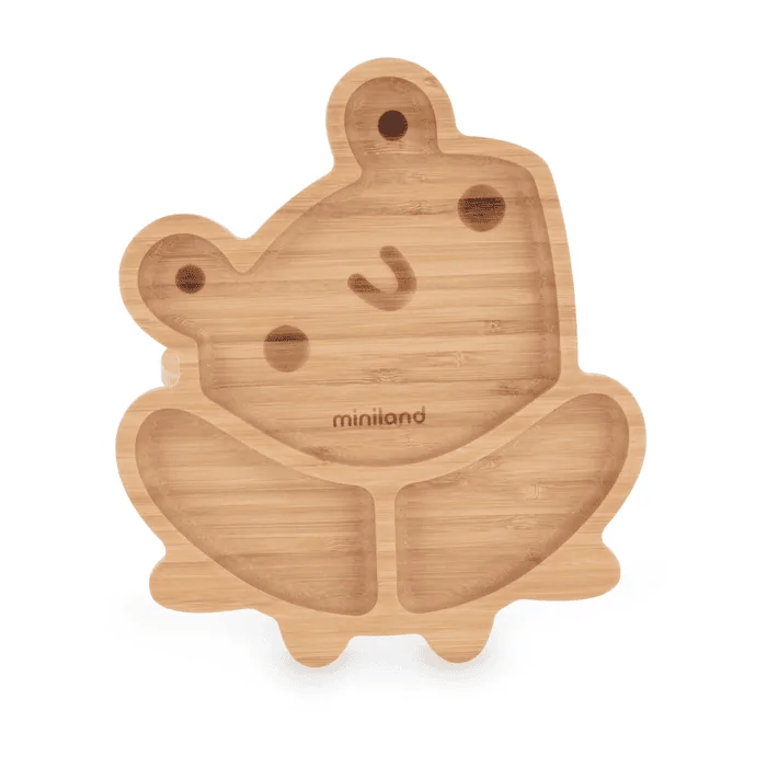 ASSIETTE BAMBOU +6M GRENOUILLE MINILAND