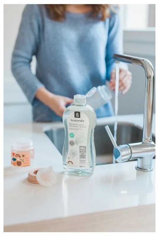 Suavinex Liquide Nettoyant pour Biberons et Tétines 500 ml