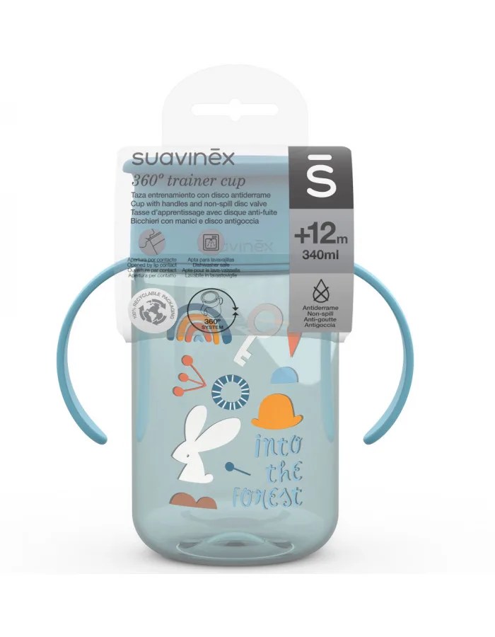 Suavinex Tasse d’apprentissage 360º- 340ml Bleu