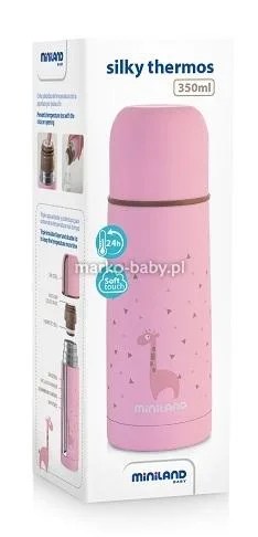 Miniland Thermos 350ml – Eléphant Rose
