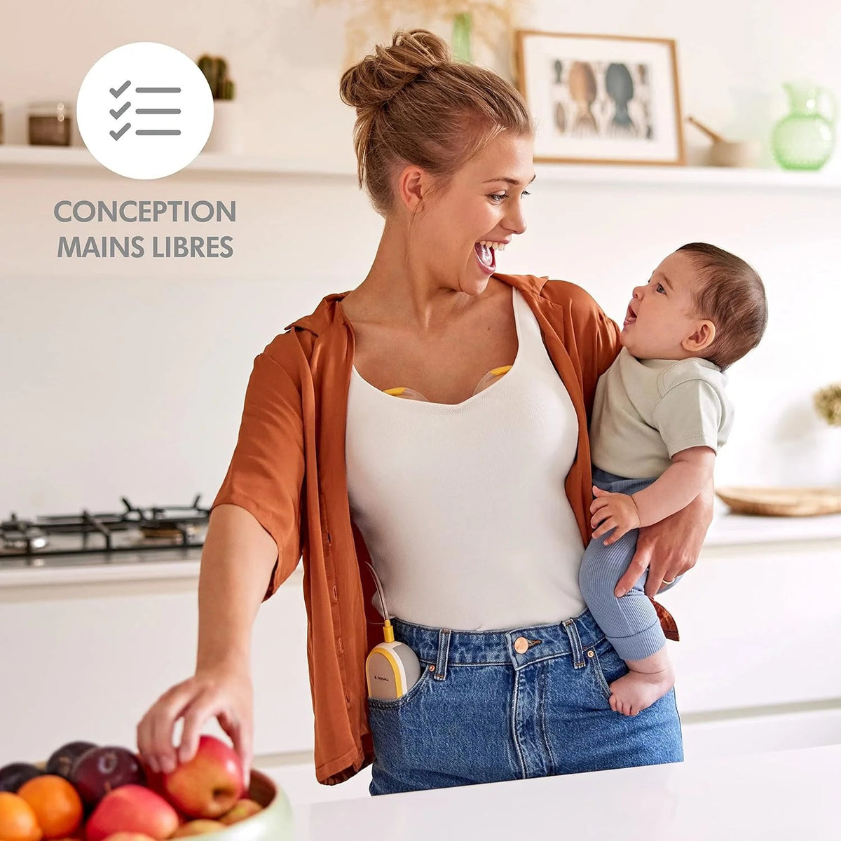 Tire-lait mains libres Freestyle Medela