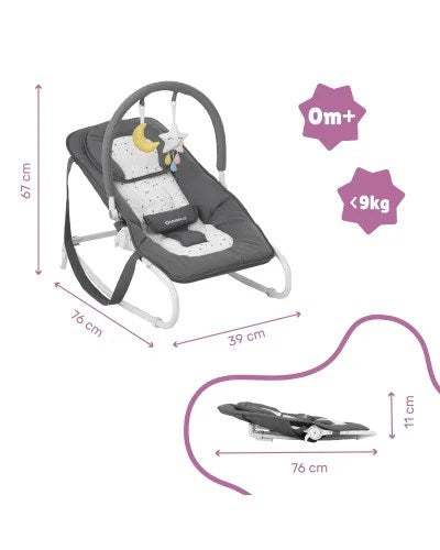 Badabulle Transat pour Bébé Easy Moonlight
