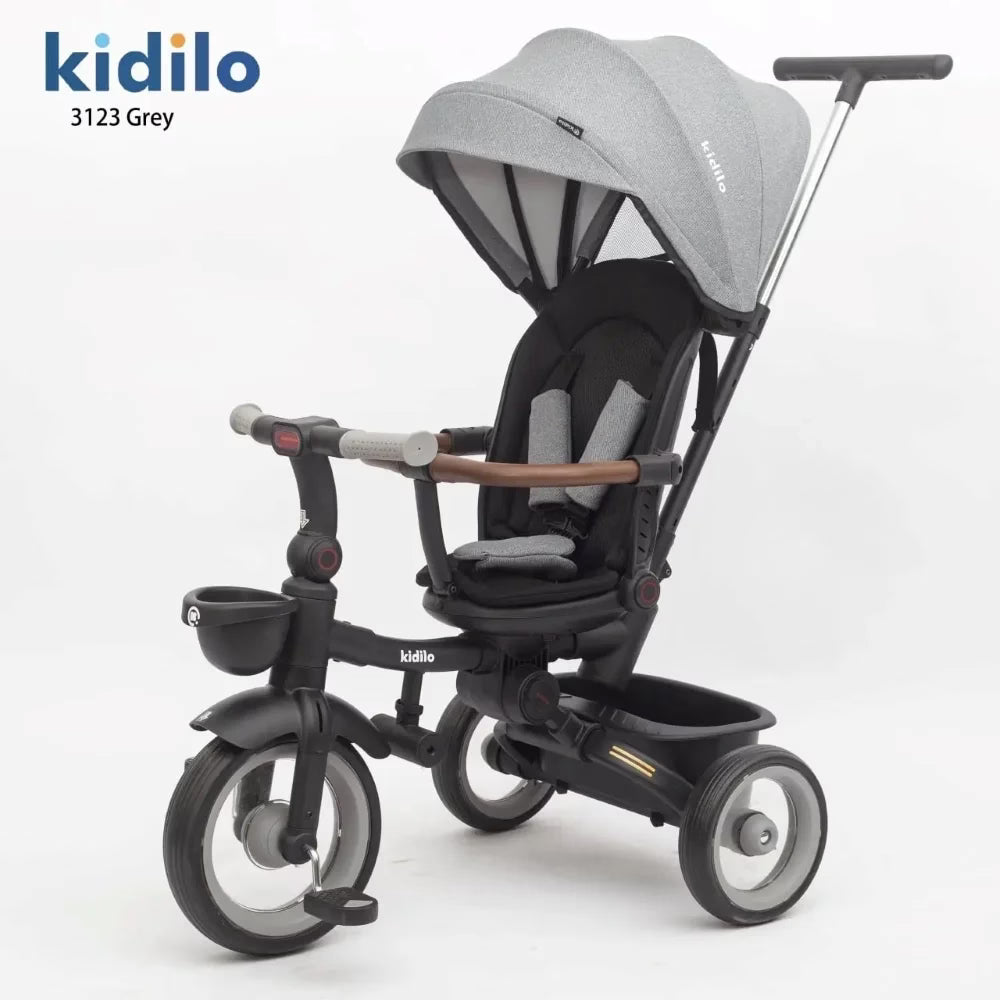 Tricycle évolutif 3123 gris Kidilo