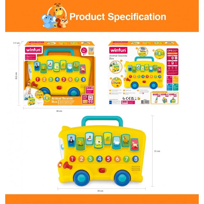 Bus des Animaux 6M+ Winfun