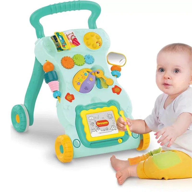 trotteur avec lumière et musique 6M+ – vert – huanger