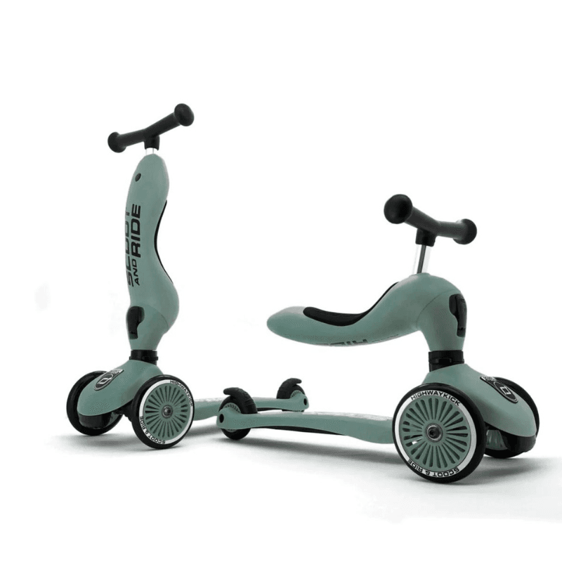 Scoot And Ride Trottinette 2en1 Highwaykick 1 – Forest