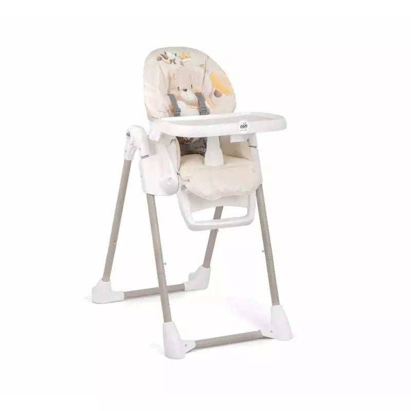 Chaise Haute Bébé Pappananna Beige Ours CAM
