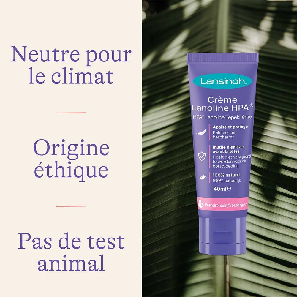 Crème Lansinoh à la Lanoline HPA® – Soins mamelons 40ml