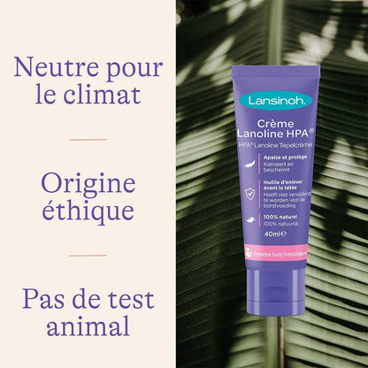 Crème Lansinoh à la Lanoline HPA® – Soins mamelons 40ml