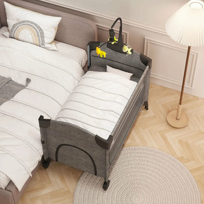 Lit parc cododo multifonctionnel beige – Kidilo