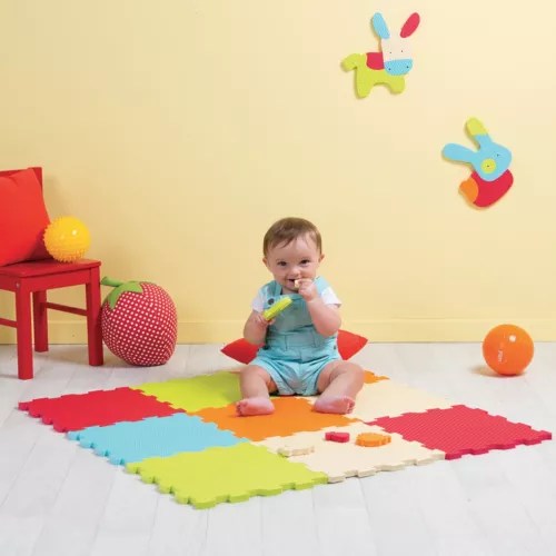 Tapis Mousse animaux – LUDI