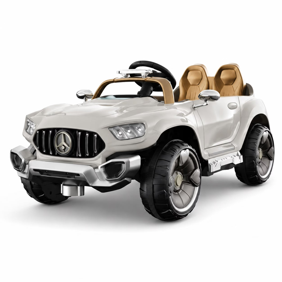 Voiture Électrique Enfant 12V Style Mercedes SUV 4×4 – Gris