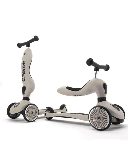 Scoot And Ride Trottinette 2en1 Highwaykick 1 – Ecru