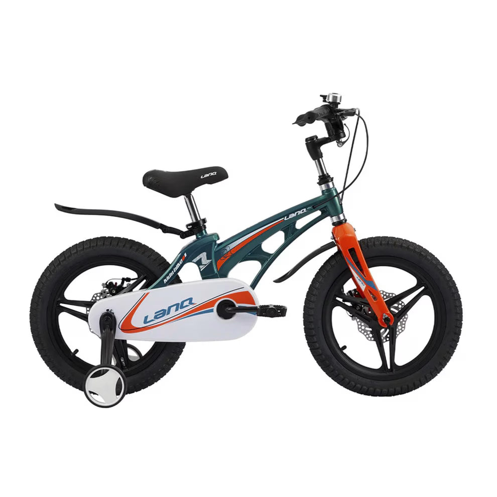 Lanq FD 46 Vert – Vélo Enfant 16 Pouces- Confort et Robustesse