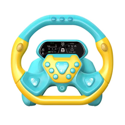 Volant de Voiture Éducatif Musical 360° pour Bébé et Enfant – Vert