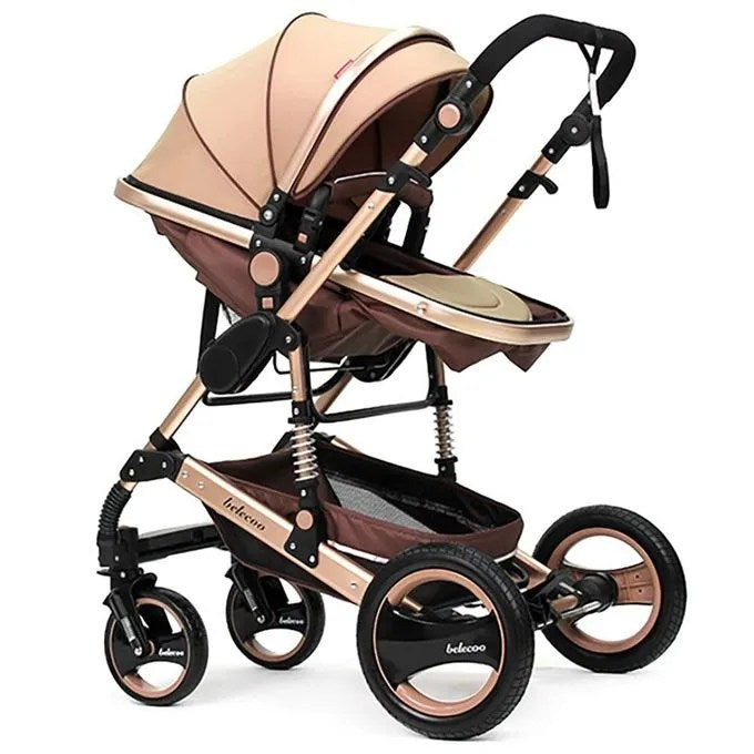 poussette  2 en1 belecoo Beige