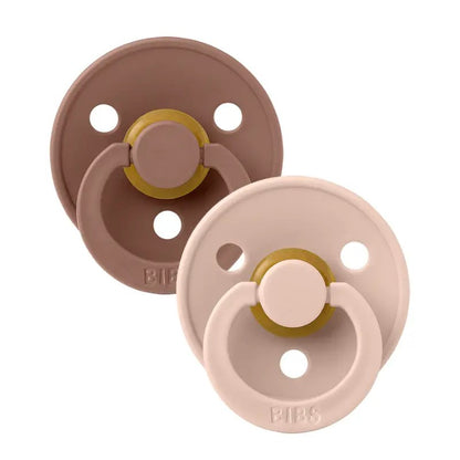 2 sucette Sage Woodchuck/Blush 0-6 mois – BIBS