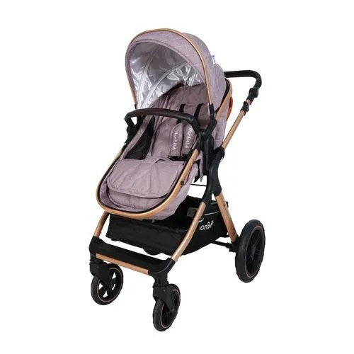 POUSSETTE TENDANCE RÉVERSIBLE ROSE – MON BÉBÉ