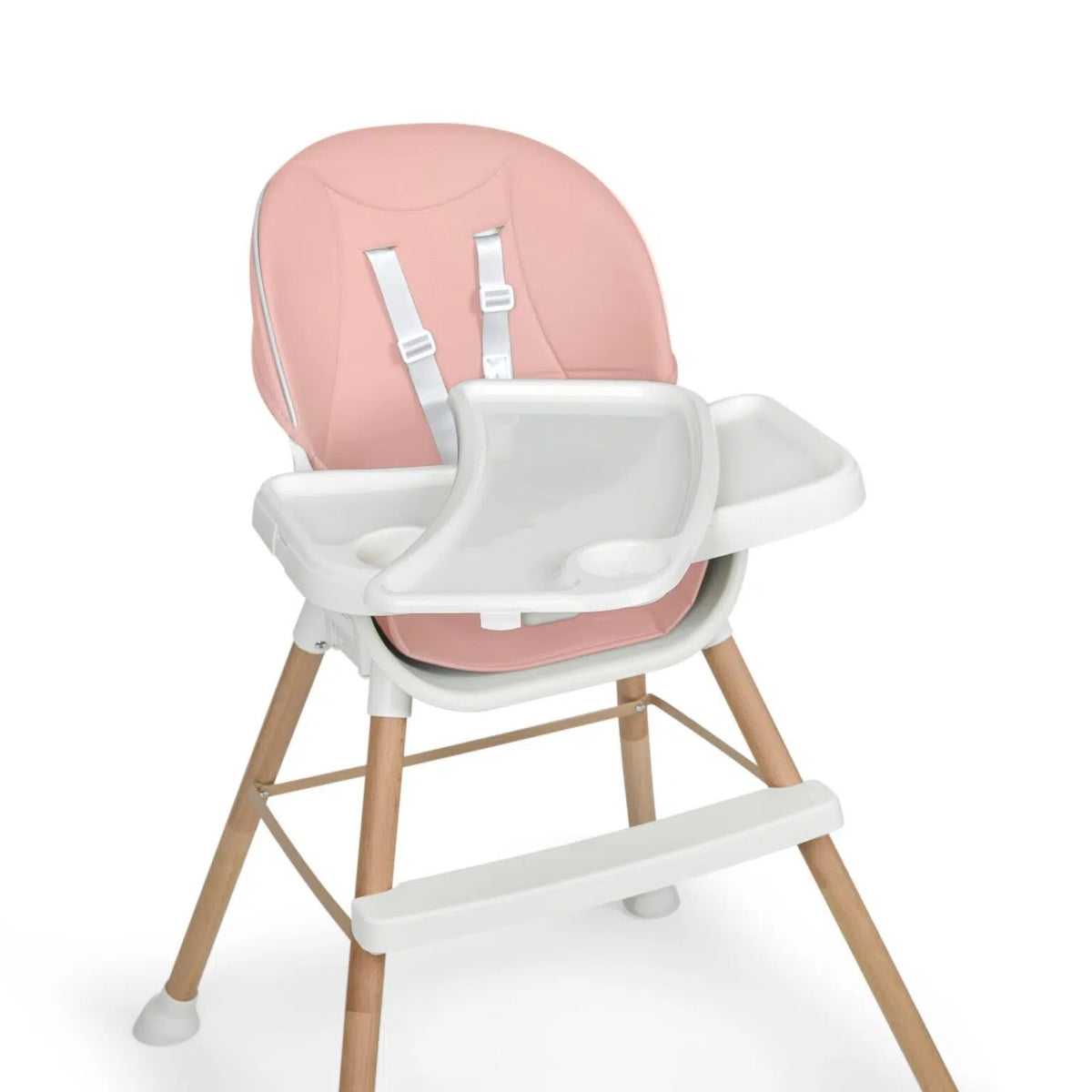 Chaise haute bébé Mika Plus rose – MS