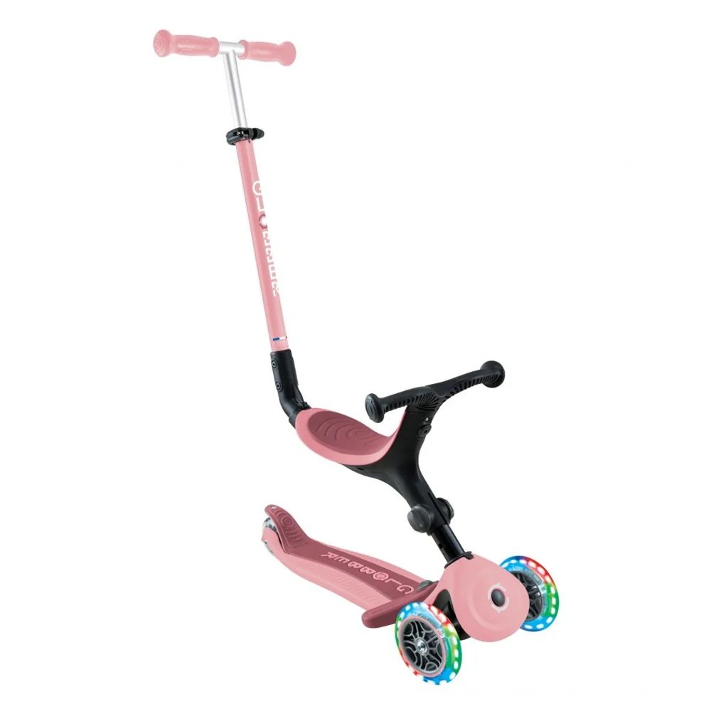 Trottinette Évolutive Globber GO•UP Active Plus Lights – Rose