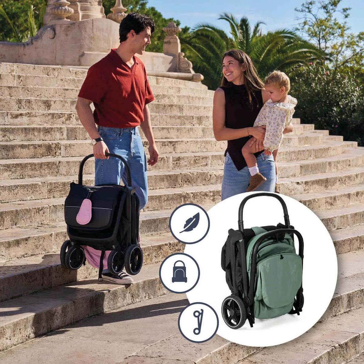 Poussette iWalk Verte – Innovaciones MS