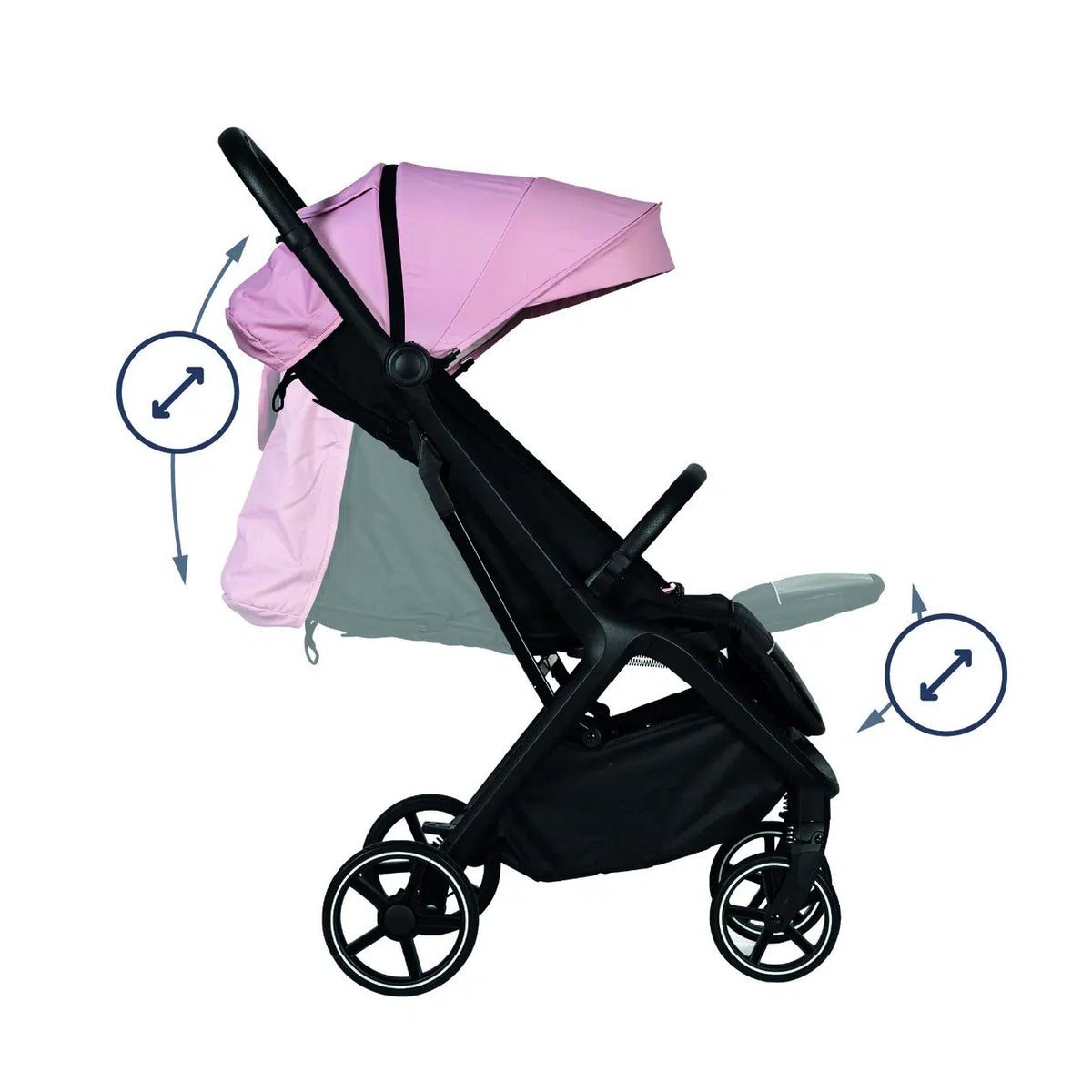 Poussette iWalk Rose – Innovaciones MS