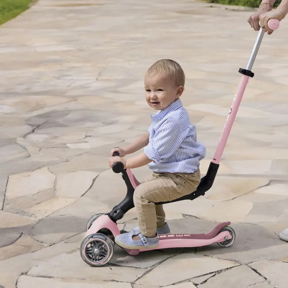 Trottinette Évolutive Globber GO•UP Active Plus Lights – Rose