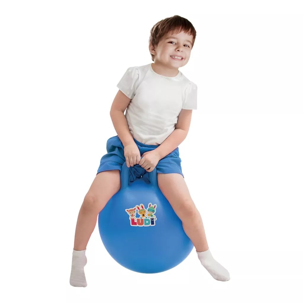 Ludi Ballon Sauteur Bleu