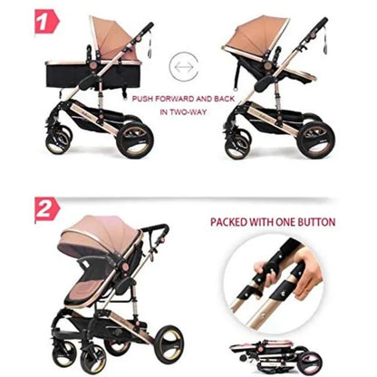 poussette  2 en1 belecoo Beige