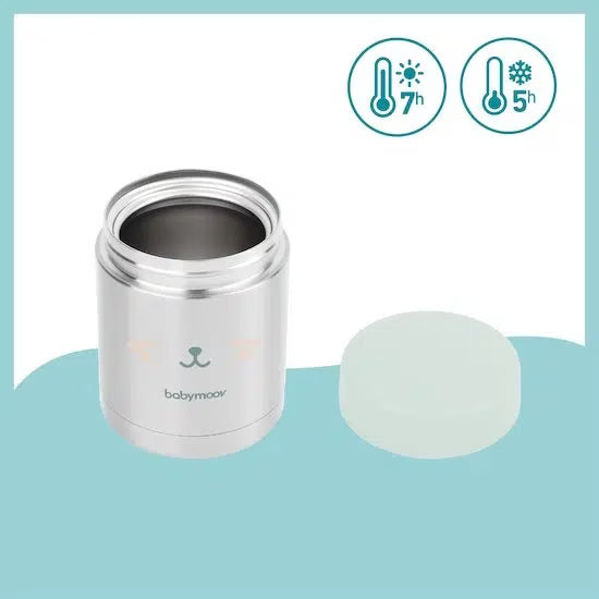 Babymoov Contenant Inox Eat’Isy Gris/Bleu