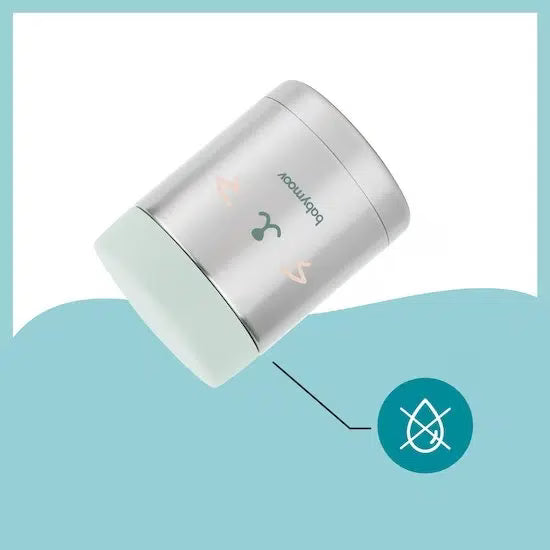 Babymoov Contenant Inox Eat’Isy Gris/Bleu