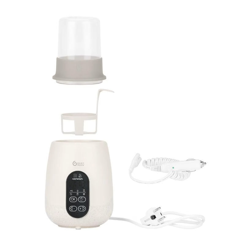 Chauffe-biberon Nutrismart + Mineral Beige – BABYMOOV