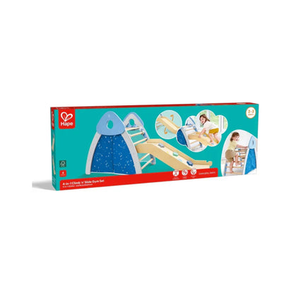 Aire de jeu escalade & toboggan 4 en 1