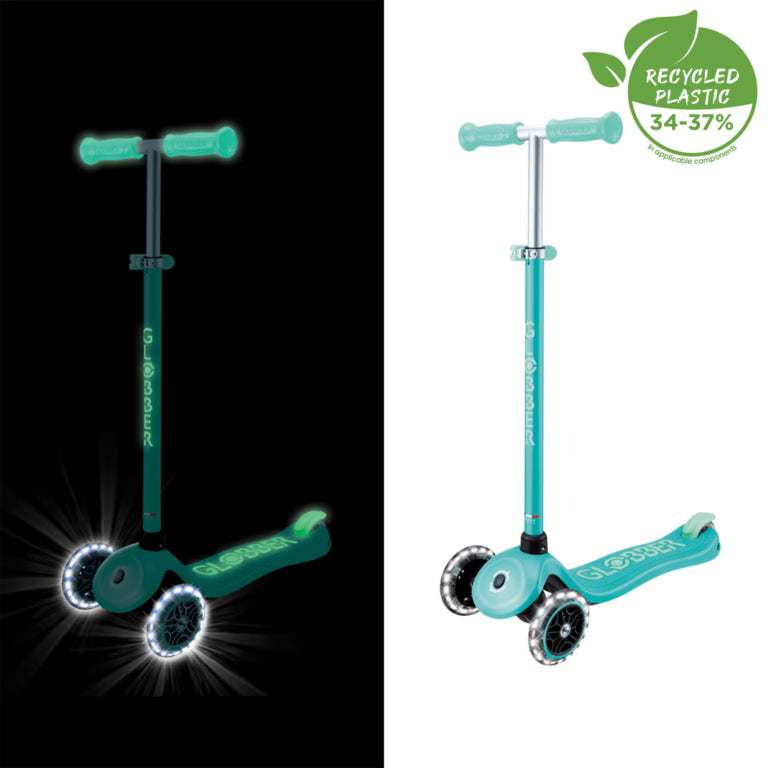 Trottinette Globber PRIMO PLUS LIGHTS GLOW – Mint