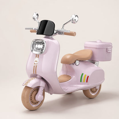 Moto Vespa Électrique 12V rose