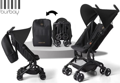 Poussette Burbay Original One of One – Ultra-Légère 5.5kg –  Black