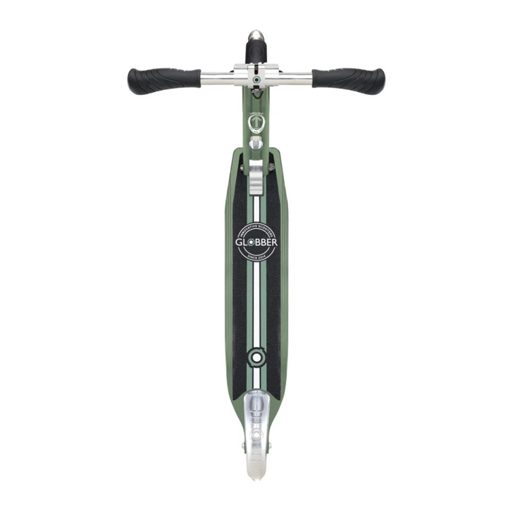 Trottinette Globber Flow Elements Lights Chrome Olive